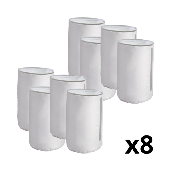 Set de 8 bolsas para colector de polvos de 7 hp
